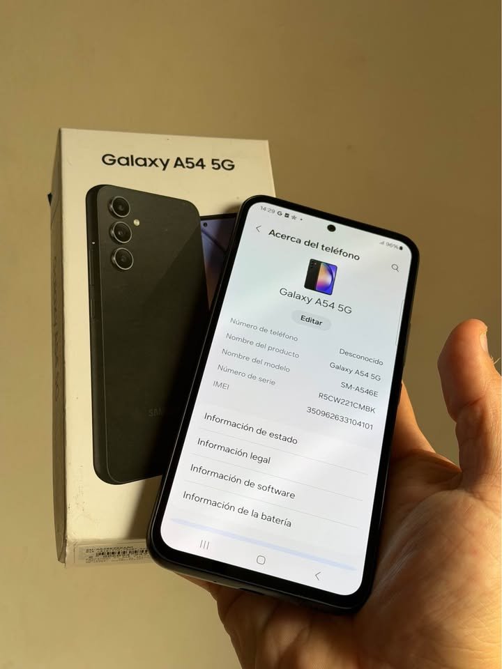 Vendo Samsung A54 libre 5G 256gb 8ram NFC , IMPECABLE, COMPLETO , NO PERMUTO
