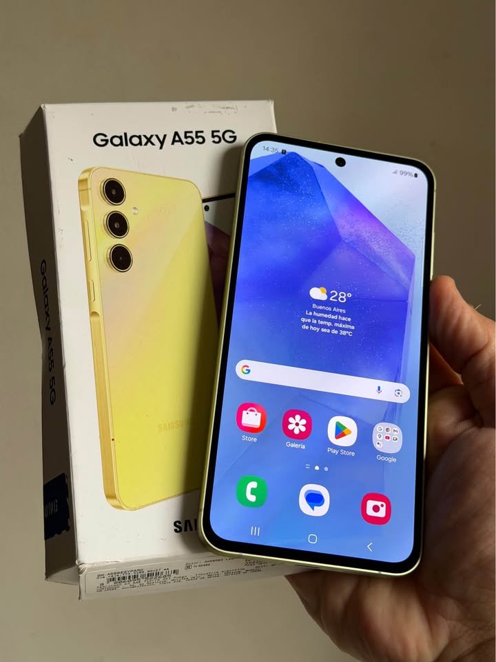 Vendo Samsung A55 libre 5G 128gb 8ram , IMPECABLE, NO PERMUTO , COMPLETO