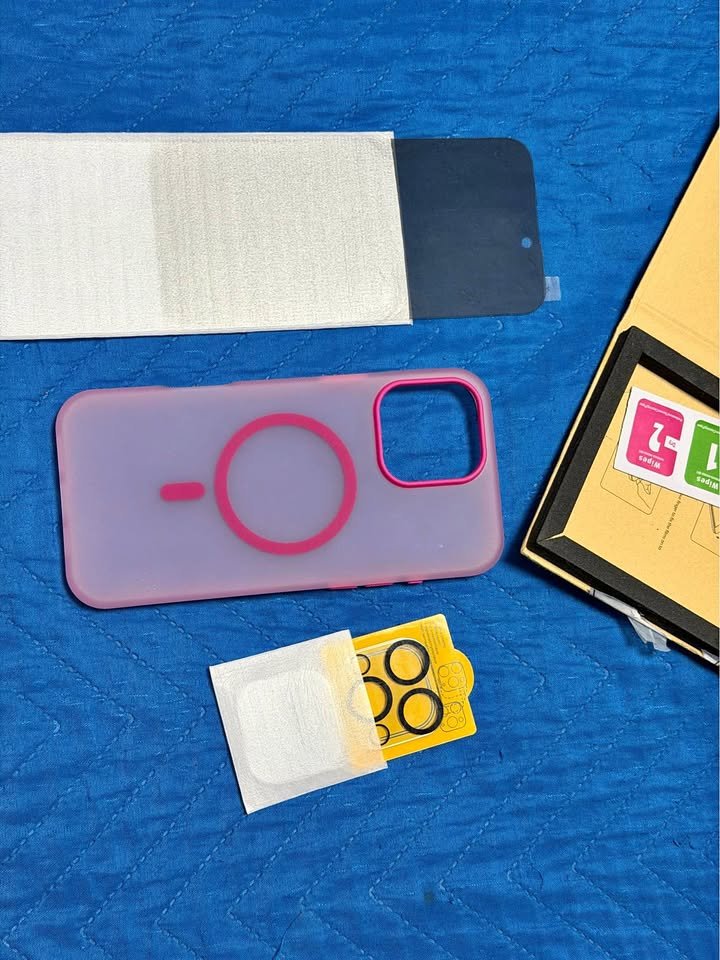Funda, Protector de Lente y Vidrio de Privacidad para iPhone 16 pro Max