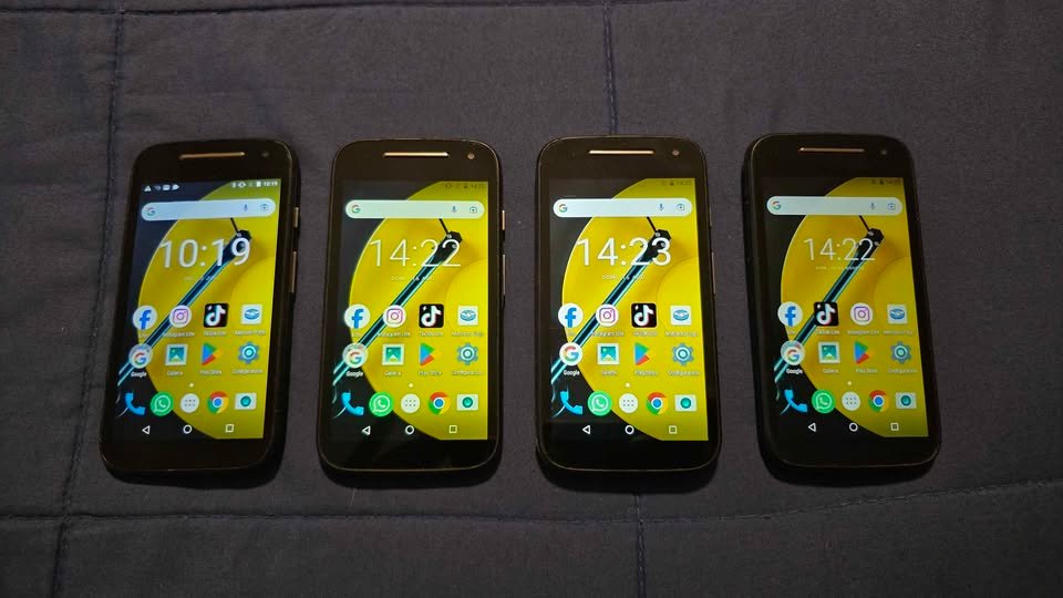 LOTE MOTO E2 LIBRES 8GB ANDROID 6 EN BUEN ESTADO