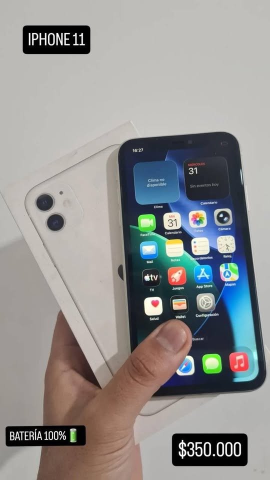 IPHONE+11+CON+CAJA+