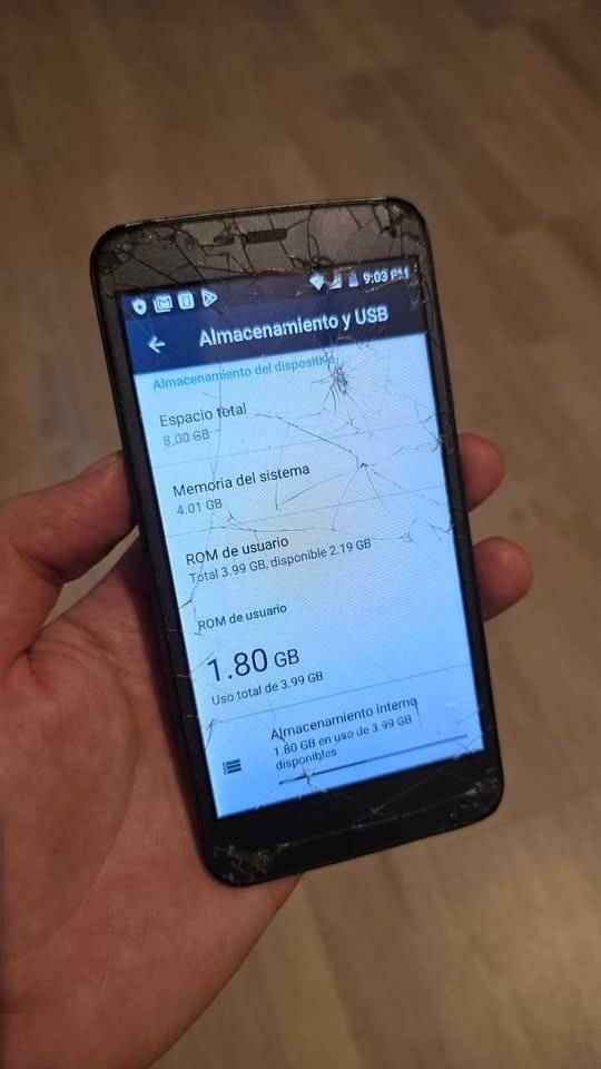 ZTE BLADE A310 LIBRE 8GB ANDROID 6 CON DETALLES