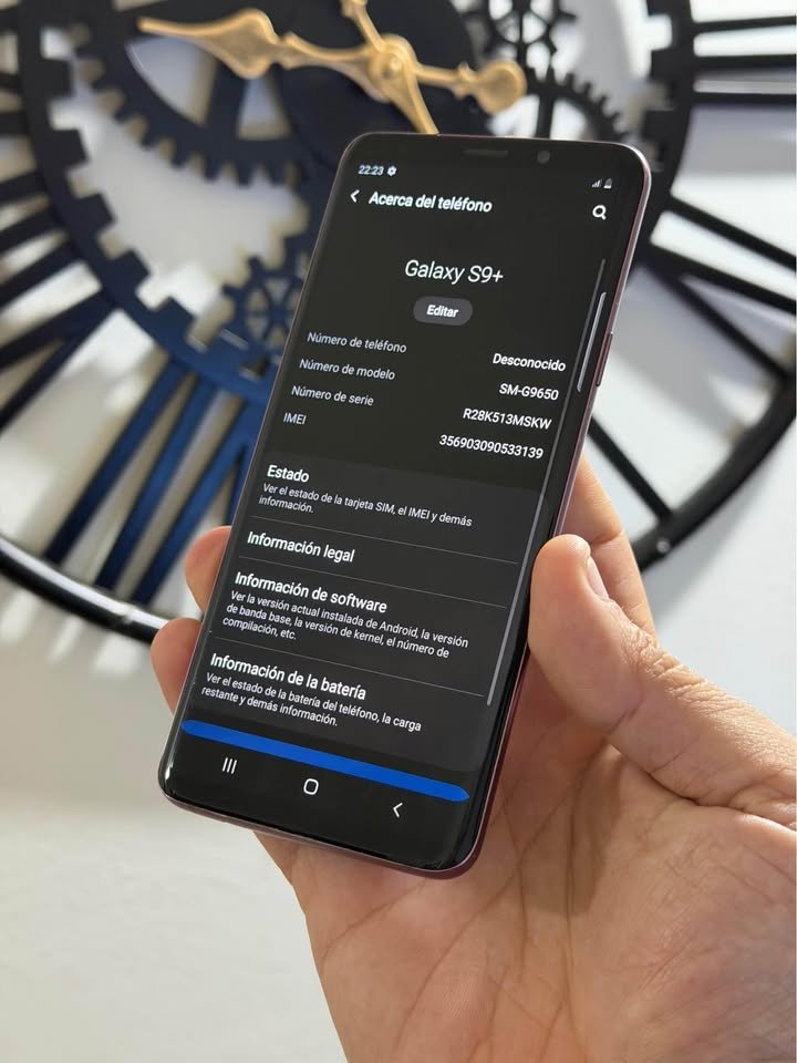 Vendo Samsung S9 plus libre 64gb 6ram NFC , IMPECABLE, NO PERMUTO