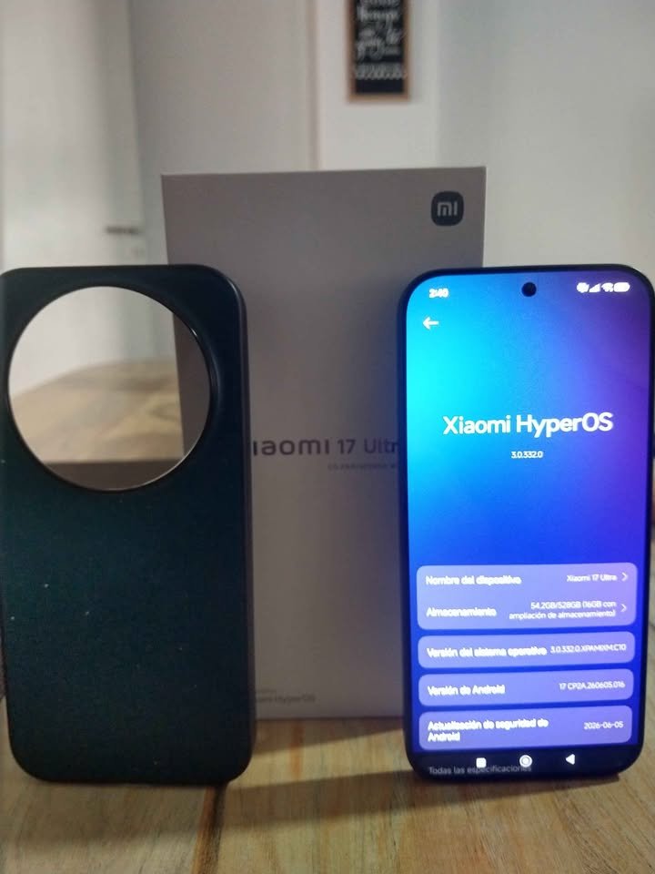 Xiaomi 17 Ultra global 16/512 impecable en caja completo. Valor USD.