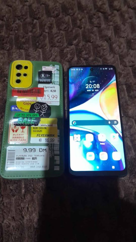 Moto g42 con cuenta de Google y moto g22 liberado