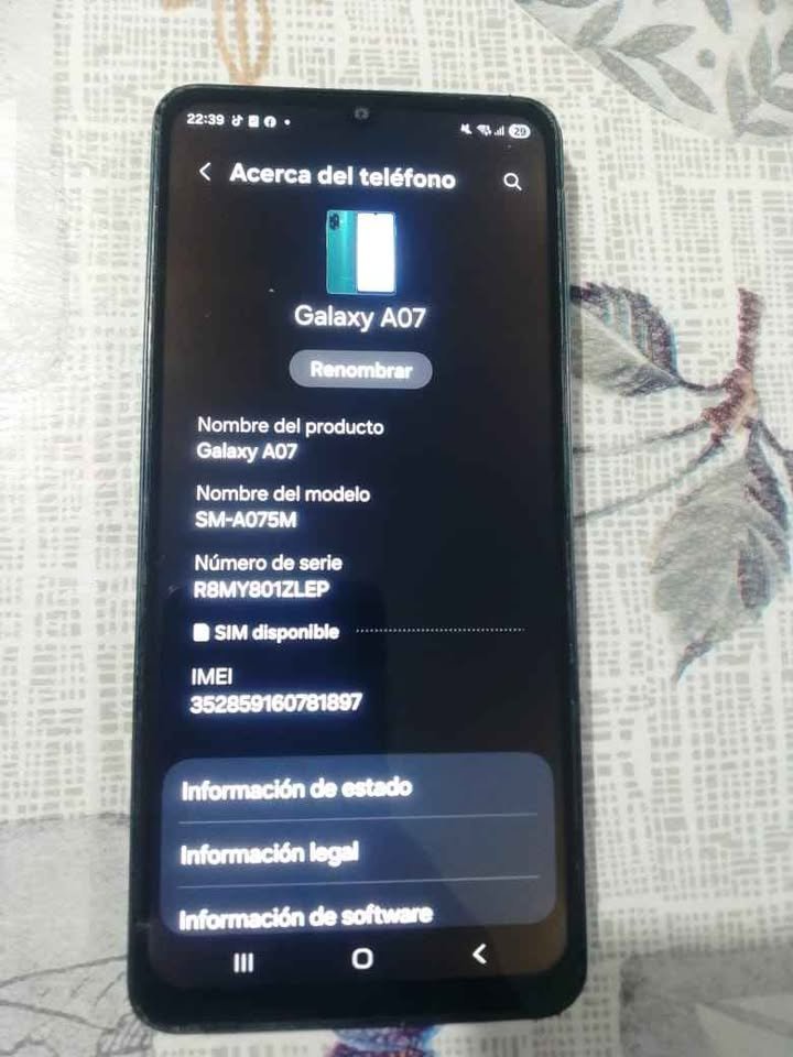 Samsung a07 128gb