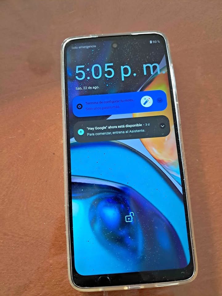 Vendo telefono moto g22