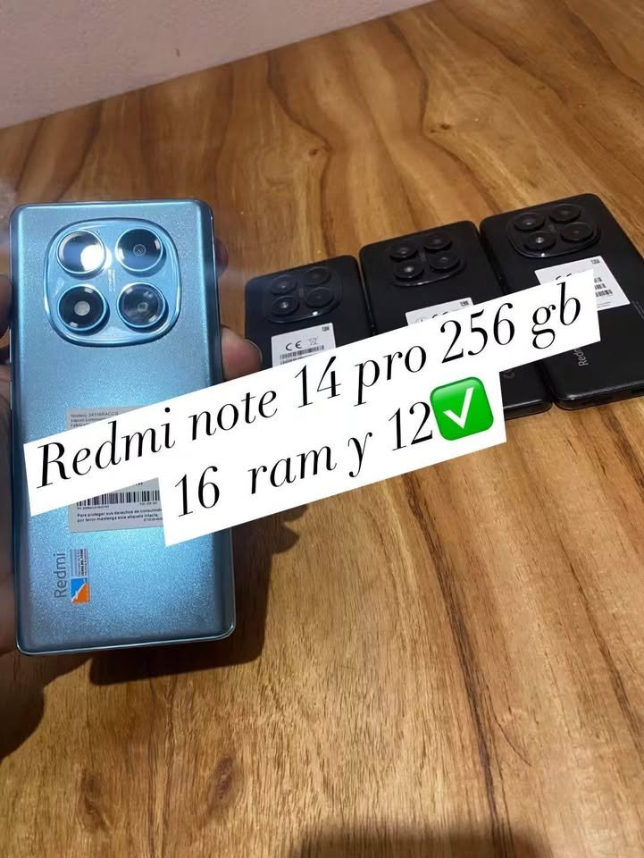 Redmi note 14 pro Equipos libres de fábrica impecables 256 GB 12 y 16 de ram ✅