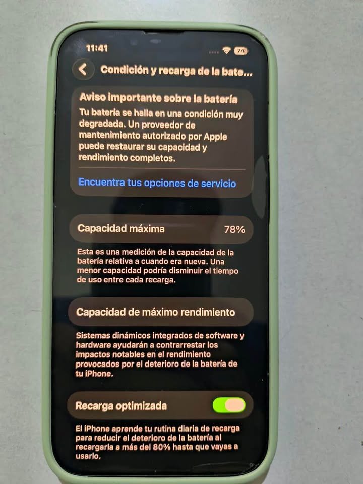 Vendo iPhone 13 , excelente estado , 78%