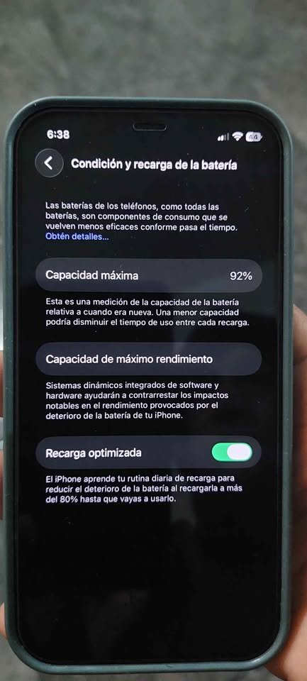 iphone 12 de 64gb con 92% de bateria . No permuto