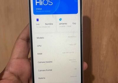 $130.000 tecno spark 30C 128 GB 4 + 2 RAM impecable con funda dual SIM (Caba)