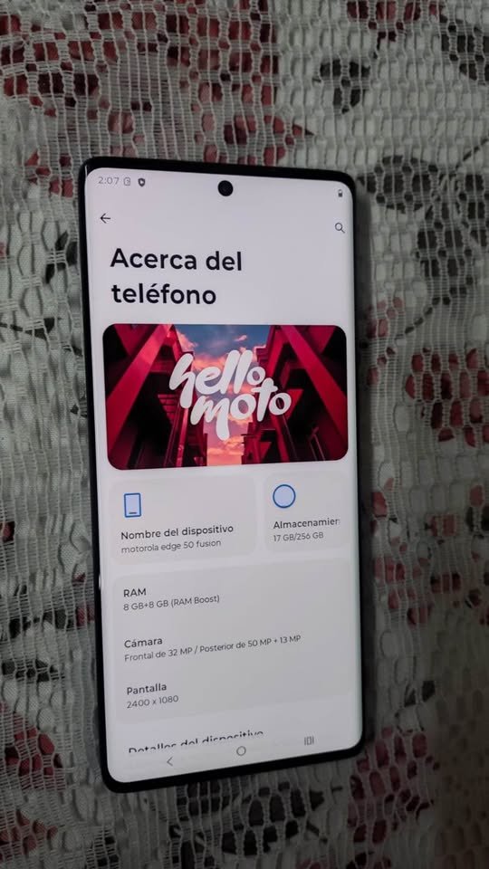 Edge50 fusión 256gb Esim
