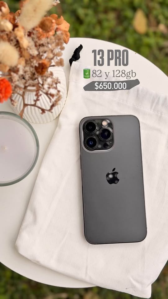 Vendo iPhone 13 Pro! Sin detalles 82 de batería y 128 gb! $650.000