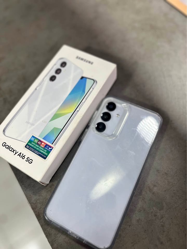 Samsung A16 5g con caja funda y cargador