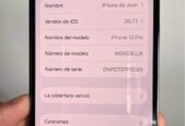 iPhone 12 Pro 256GB Grafito – 89% Batería – Impecable- hoy-recibo iPhone menor