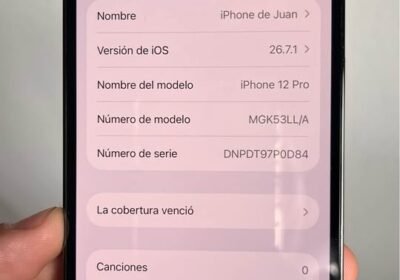 iPhone 12 Pro 256GB Grafito – 89% Batería – Impecable- hoy-recibo iPhone menor