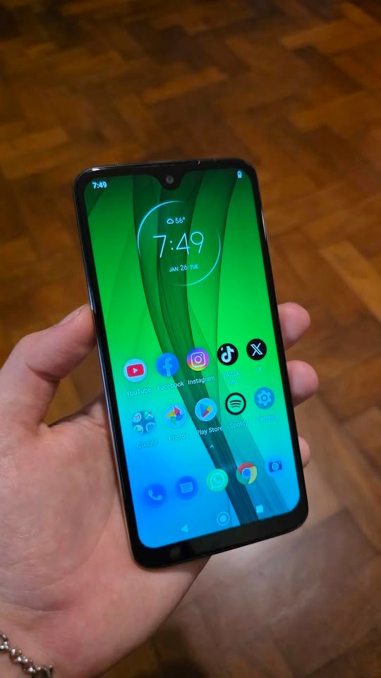 MOTO G7 LIBRE 64GB 4GB RAM ANDROID 10 EN BUEN ESTADO