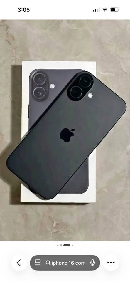 Vendo como nuevo iPhone 16 !!! 128gb 100 de batería 🔋 2 meses de uso Recibo iPhone menor y difere